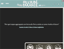 Tablet Screenshot of freerideparadise.it